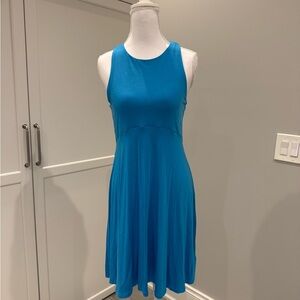 Athleta Vibrant Blue Mini Dress